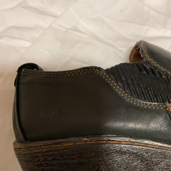 b.o.c. Black Leather Loafers Size 9M - Picture 13 of 15
